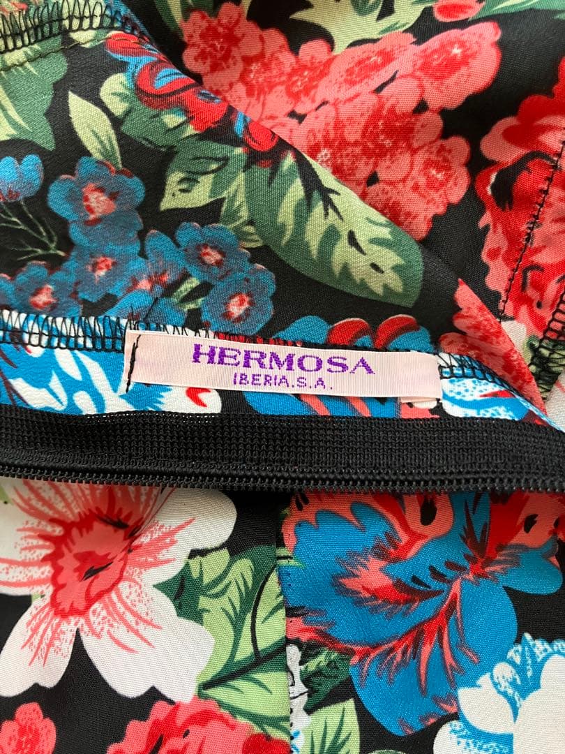 イベリア　HERMOSA フラメンコ　ファルダ　スカート　花柄