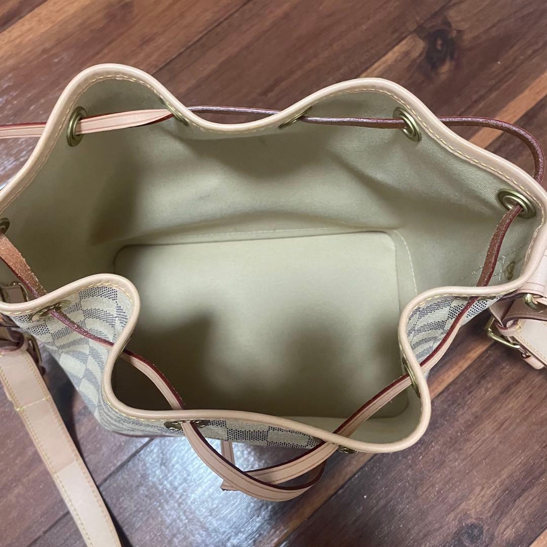 LOUIS VUITTONダミエアズールノエショルダーバッグ巾着型