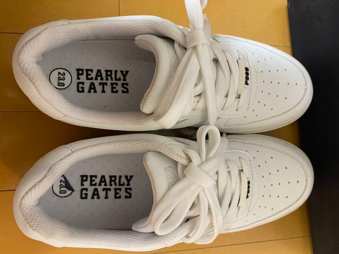 PEARLY GATES パーリーゲイツ ゴルフシューズ ホワイト 23サイズ
