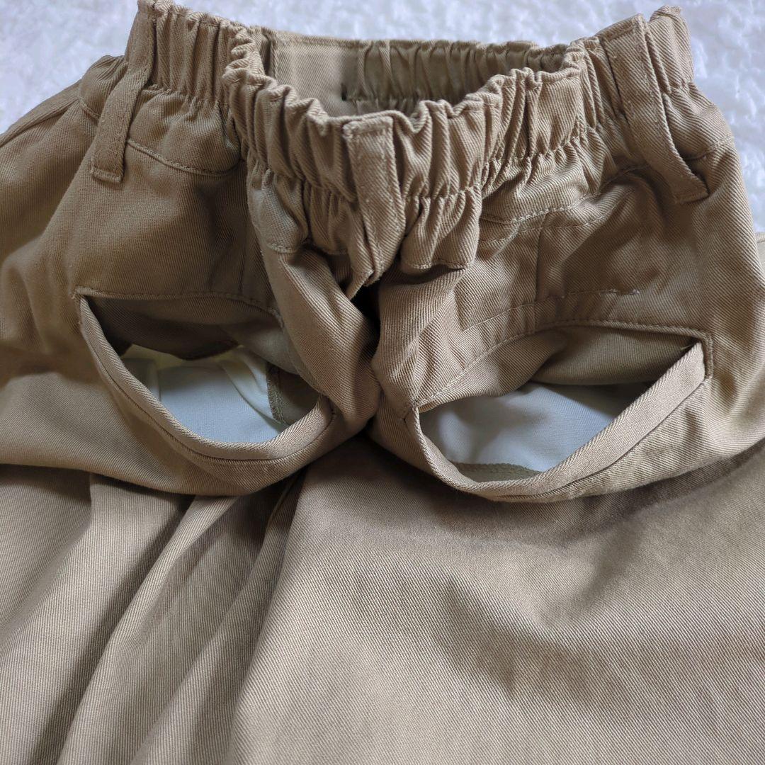 美品 ハーベスティ HARVESTY サーカスパンツ カーキベージュ サイズ1