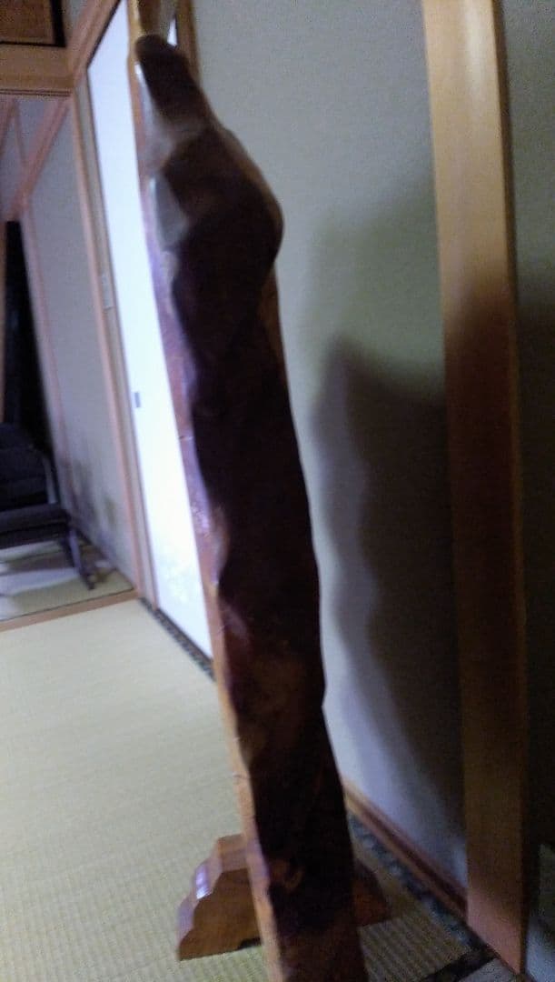 【新たに値下げ】大変貴重な1枚板の木製衝立