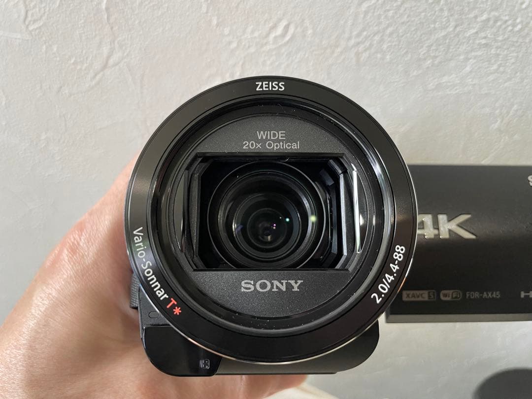 キューピー【美品】SONY FDR-AX45 4Kビデオカメラ