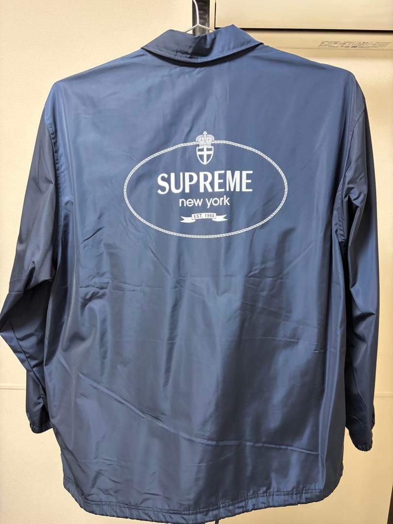 ジャケット・アウター Supreme Crest Coaches Jacket Navy XL