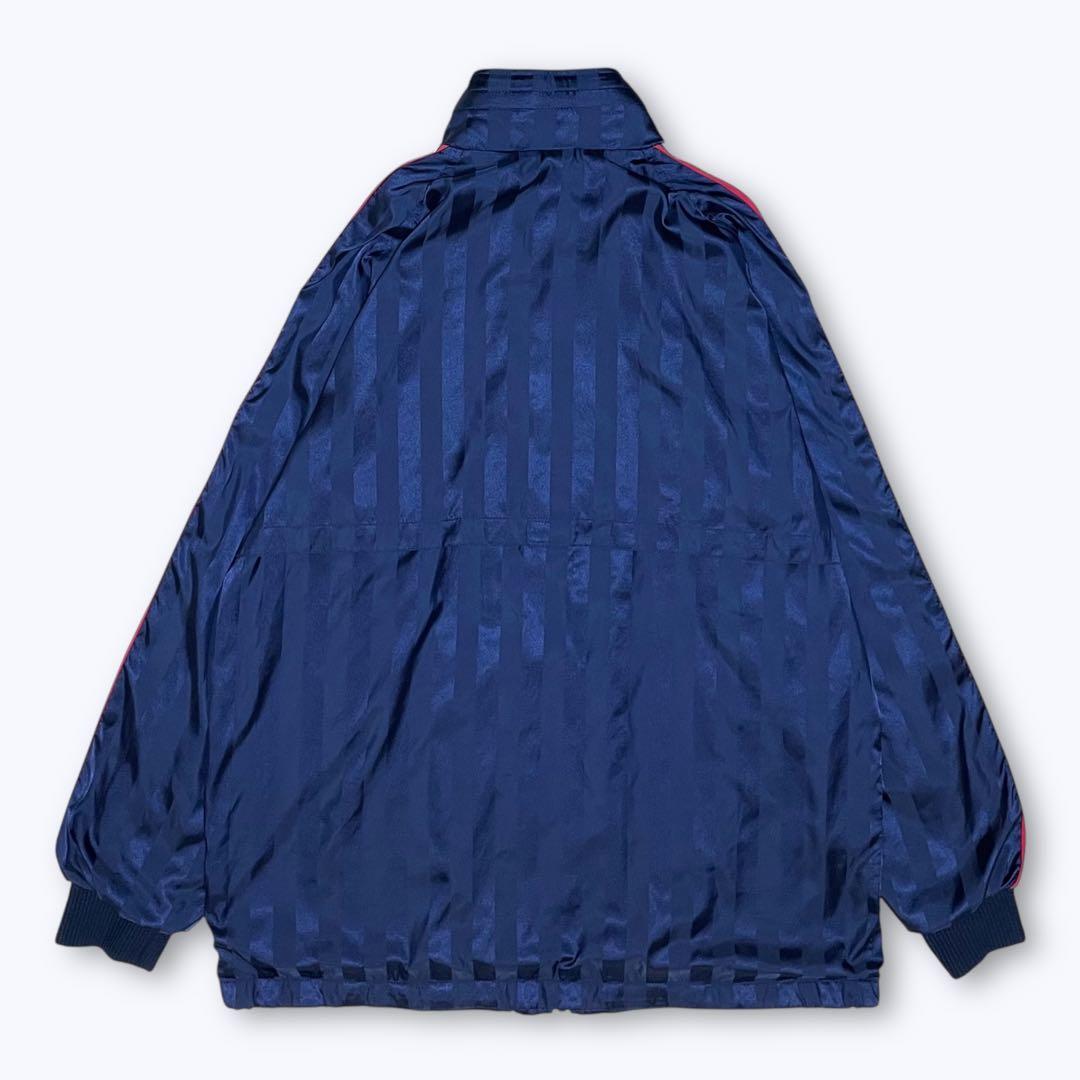 00s PUMA ナイロン 上下セットアップ サイズO ネイビー ラインジャージ