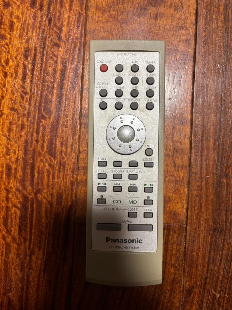 Panasonic パナソニック　 RX-MDX7 MD COBRA TOP