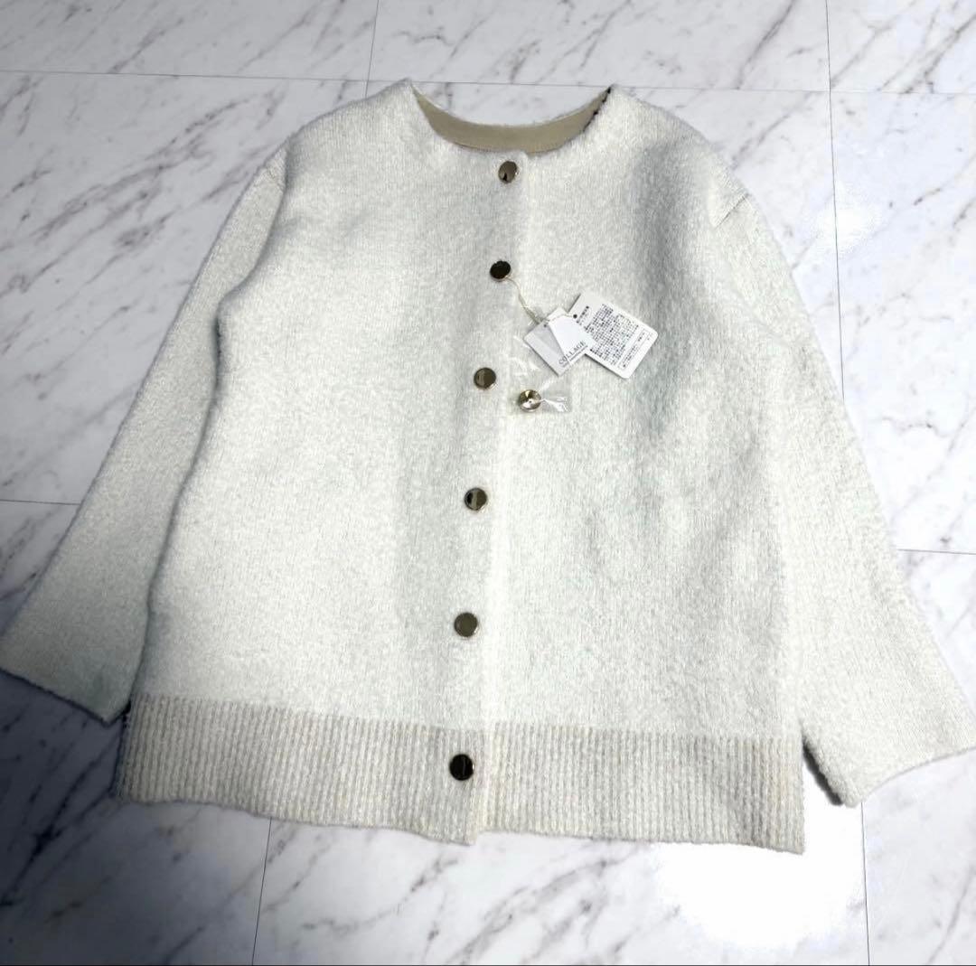 新品タグ付✨️コラージュガリャルダガランテ ブークレダブルフェイスニットジャケット