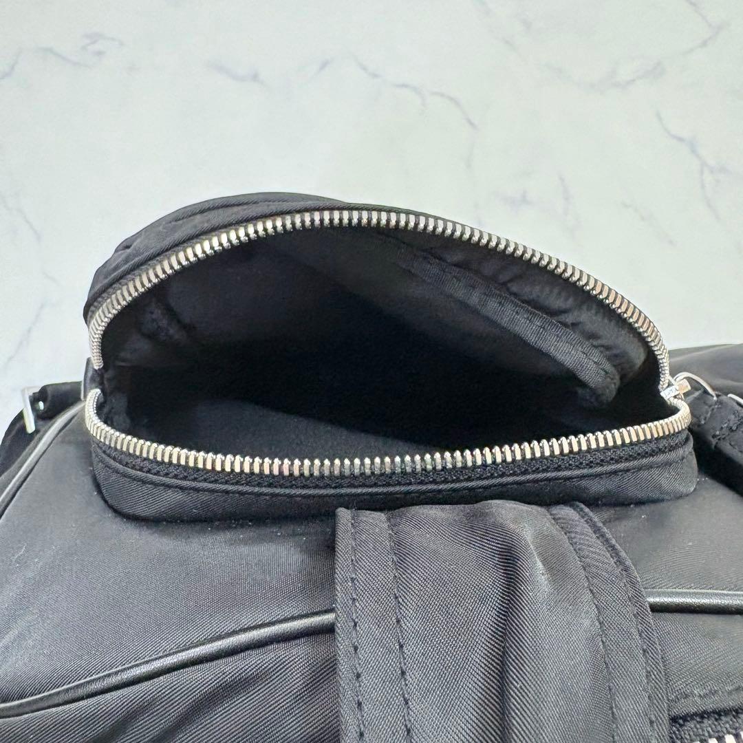 美品 HUGO BOSS ビジネスバッグ ブリーフケース 2WAY ナイロン 黒