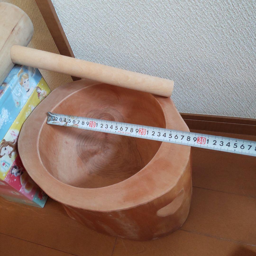 臼と杵　美品　お餅つき