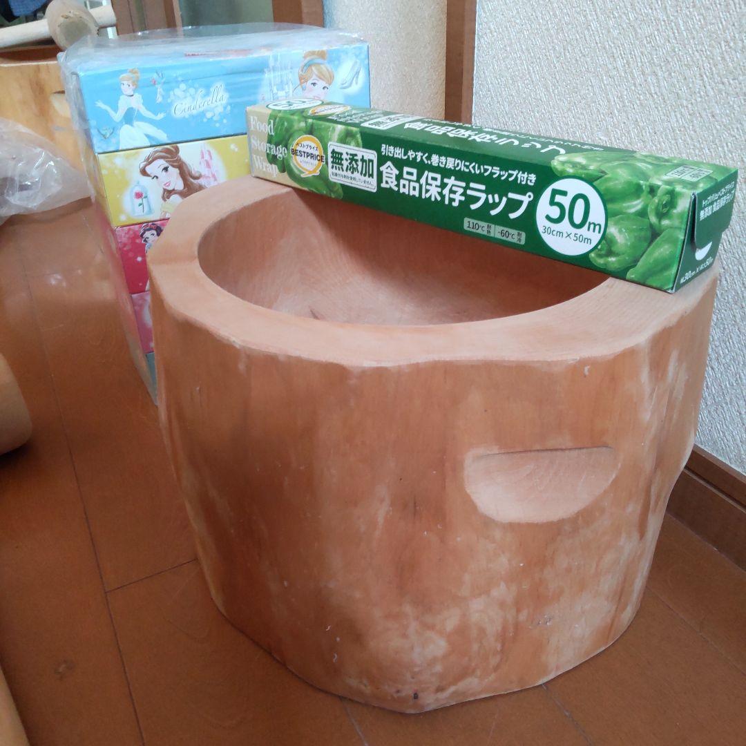 臼と杵　美品　お餅つき