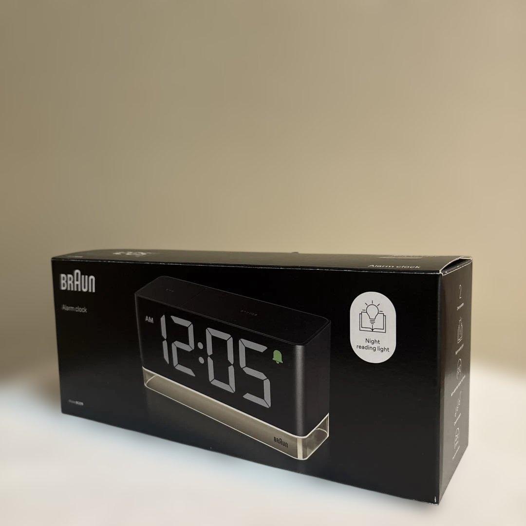 ブラウン　デジタルLED アラームクロック　「BC27」 目覚まし時計