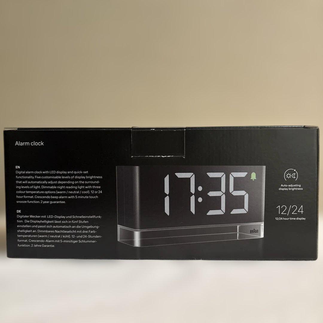 ブラウン　デジタルLED アラームクロック　「BC27」 目覚まし時計