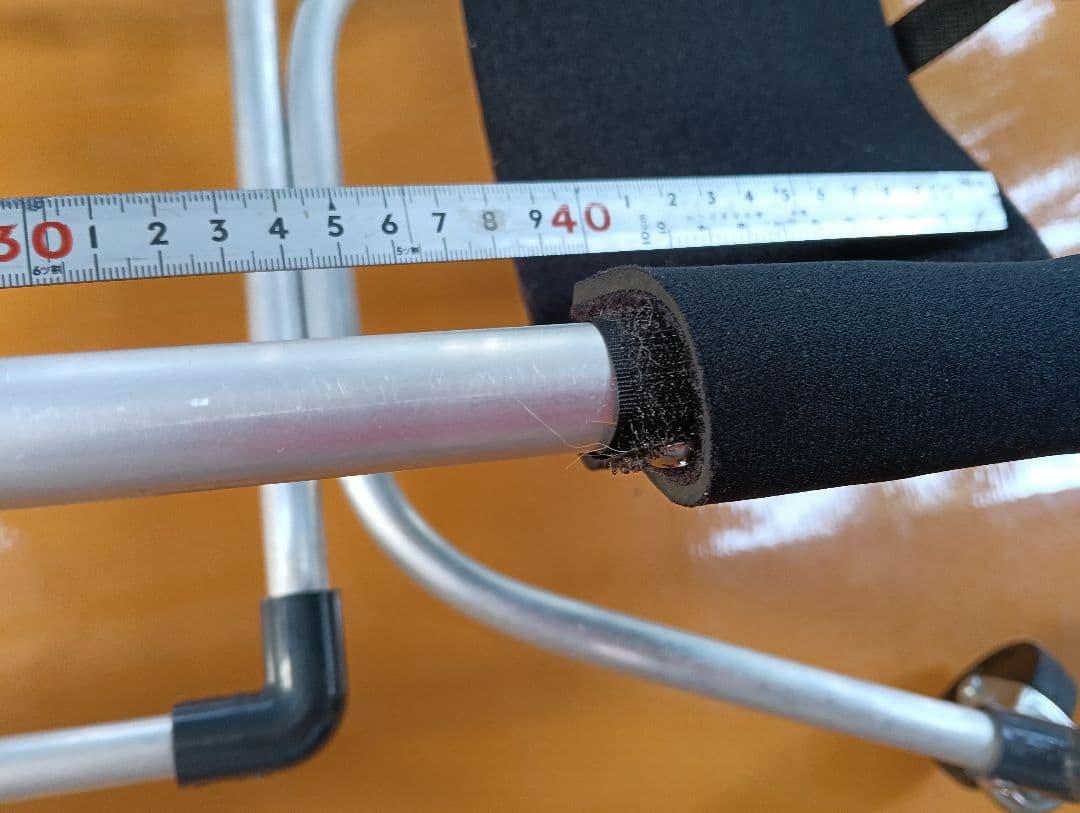 【限界値下げ】犬用車イス アルミ製　中型犬用 オーダメイド　ポチの車イス　4輪