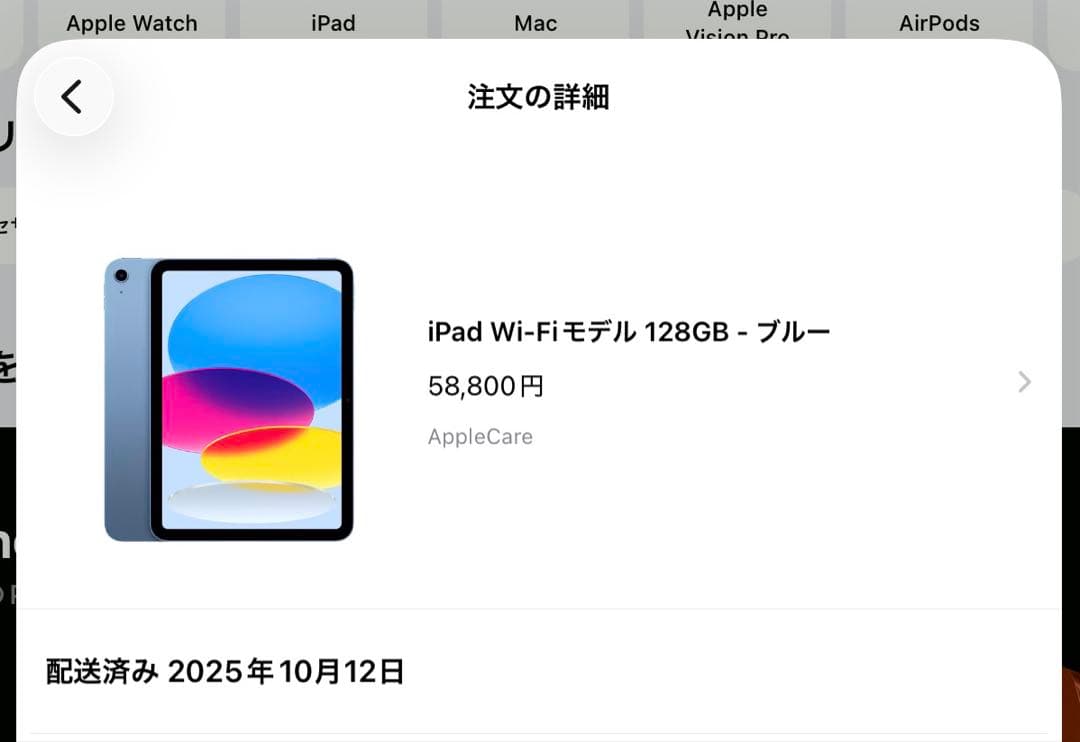 iPad A16 Wi-Fiモデル ブルー 128GB おまけ付き