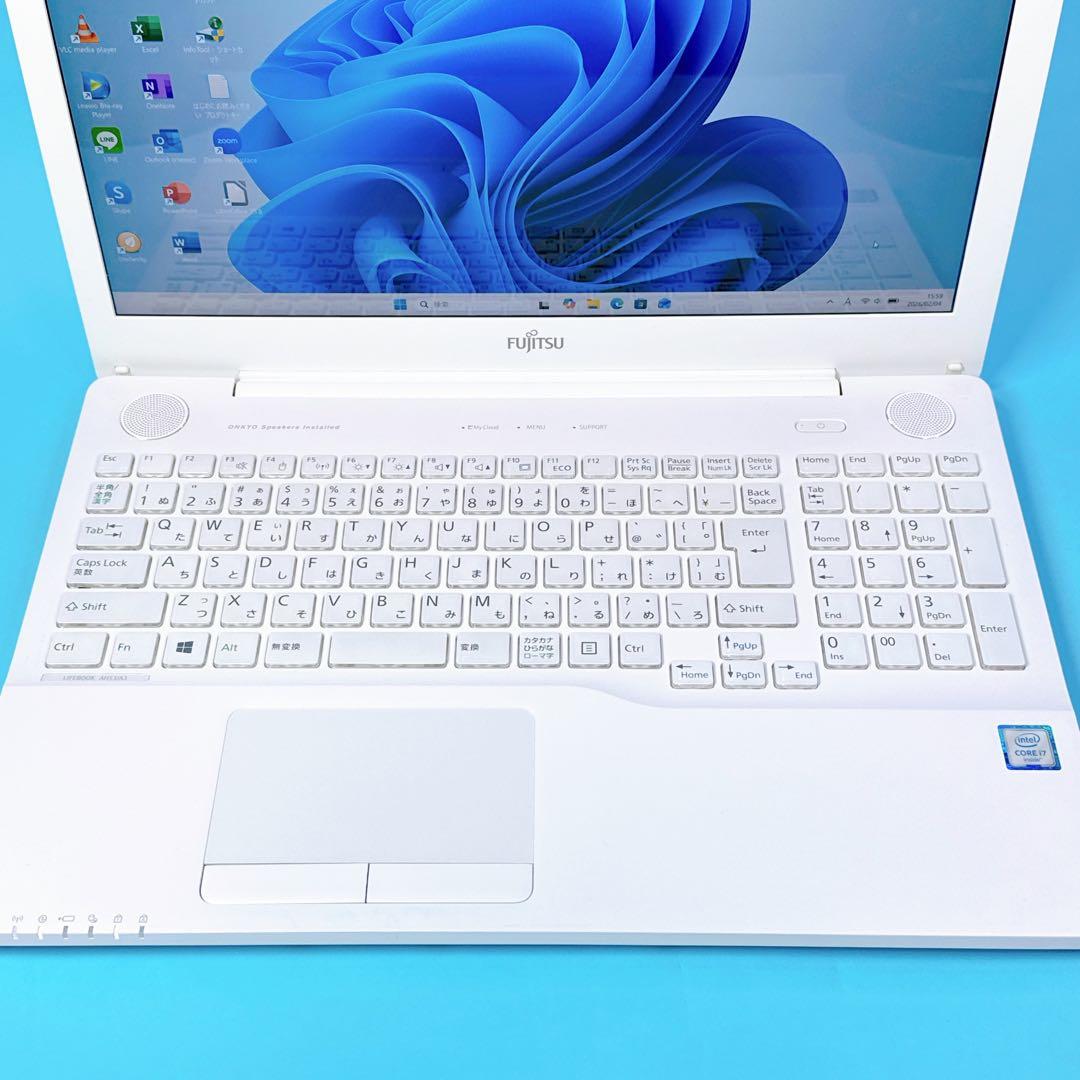 新品SSD⭐️i7 ノートパソコン windows11 オフィス2024 カメラ