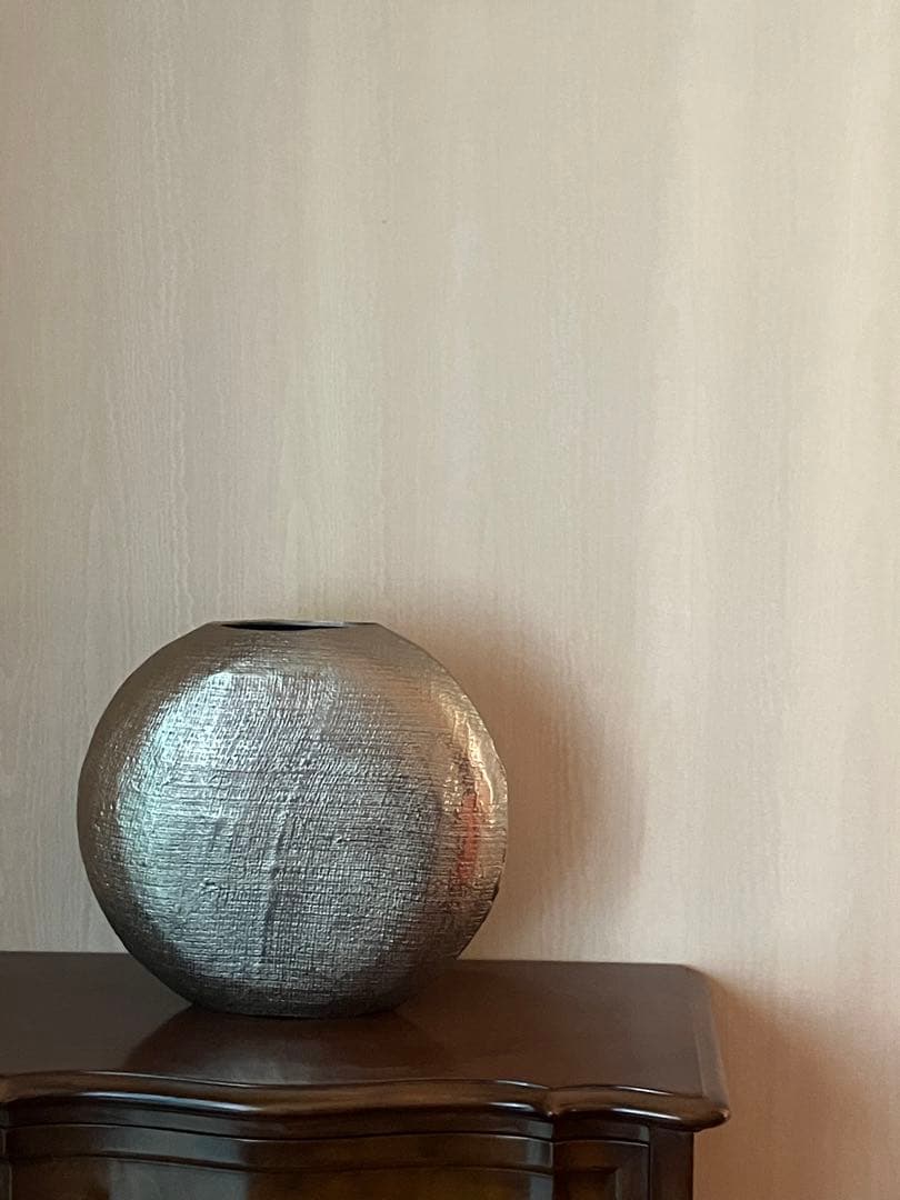 フラワーベース　花瓶　丸　大型　インテリア　壺