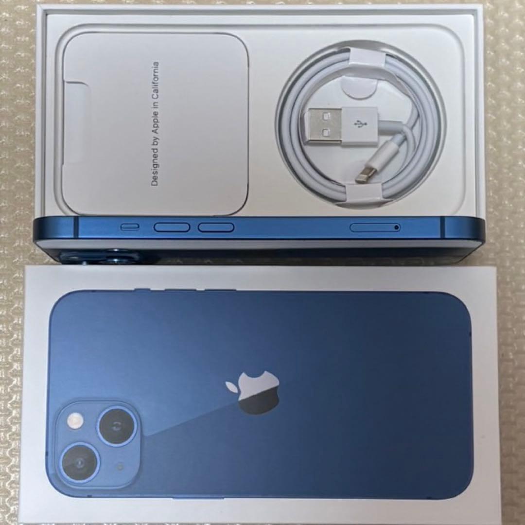 ほぼ新品バッテリー容量100% iPhone13 128GB SIMフリー 本体