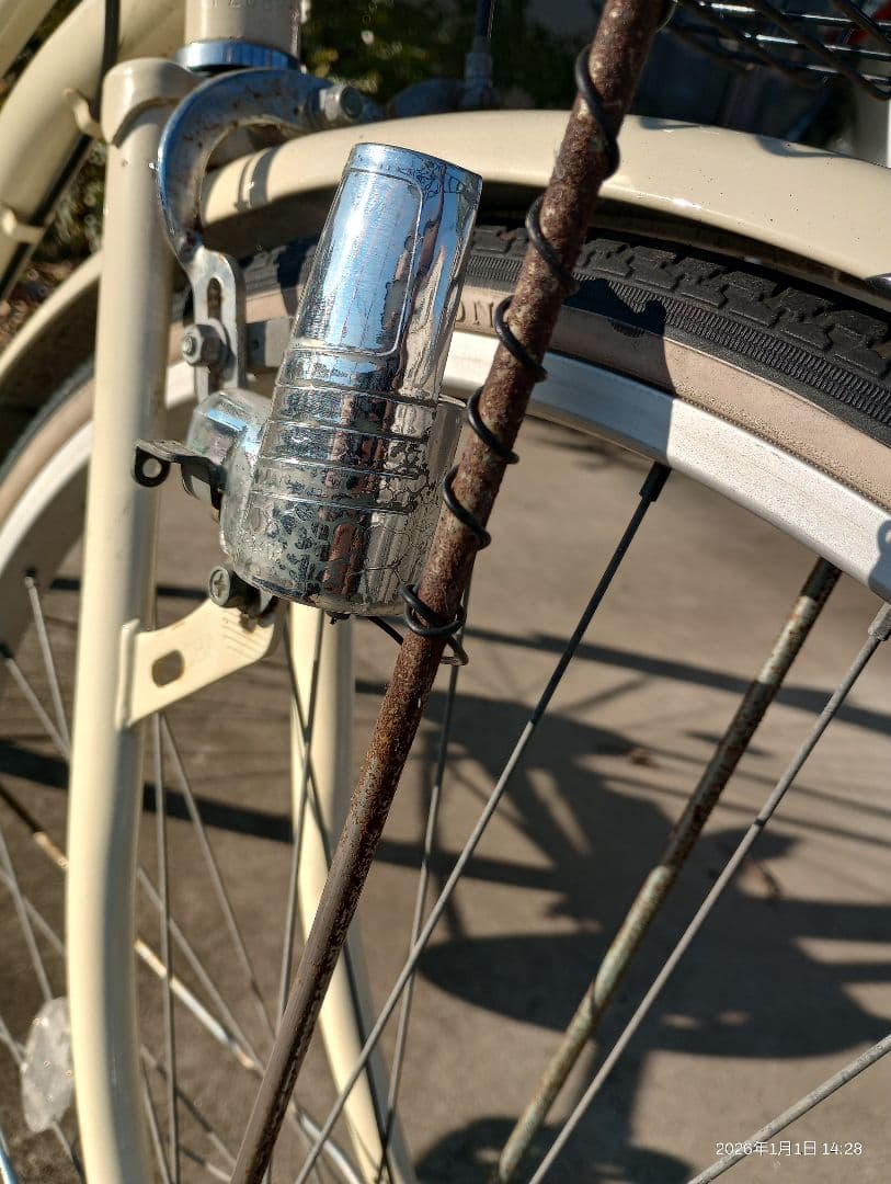 【引き渡し限定】asahi 27インチ自転車　ギア無し