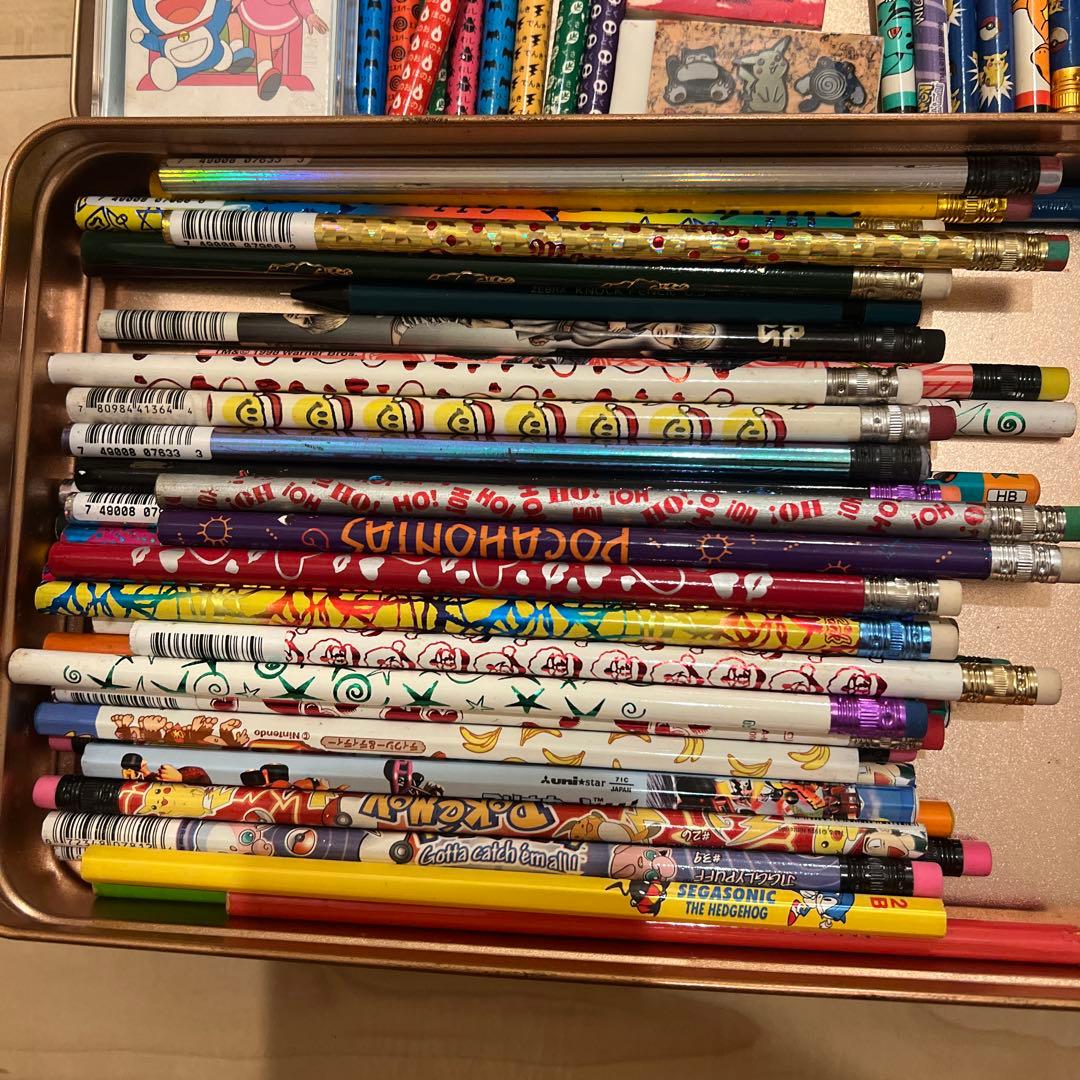 ドラえもん・ポケモン他鉛筆約80セット