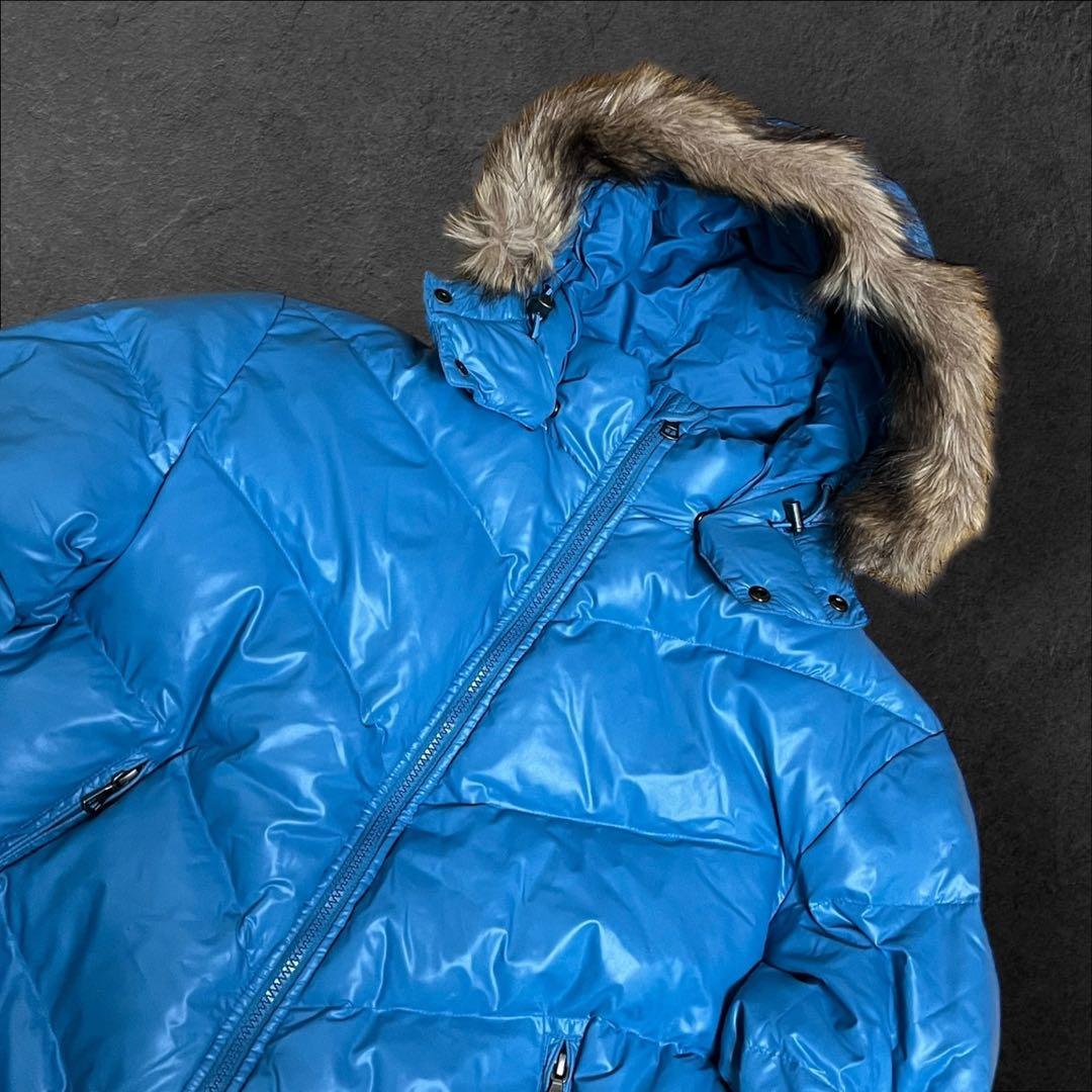 old UNIQLO ダウンジャケット　ファー　光沢　archive グランジ