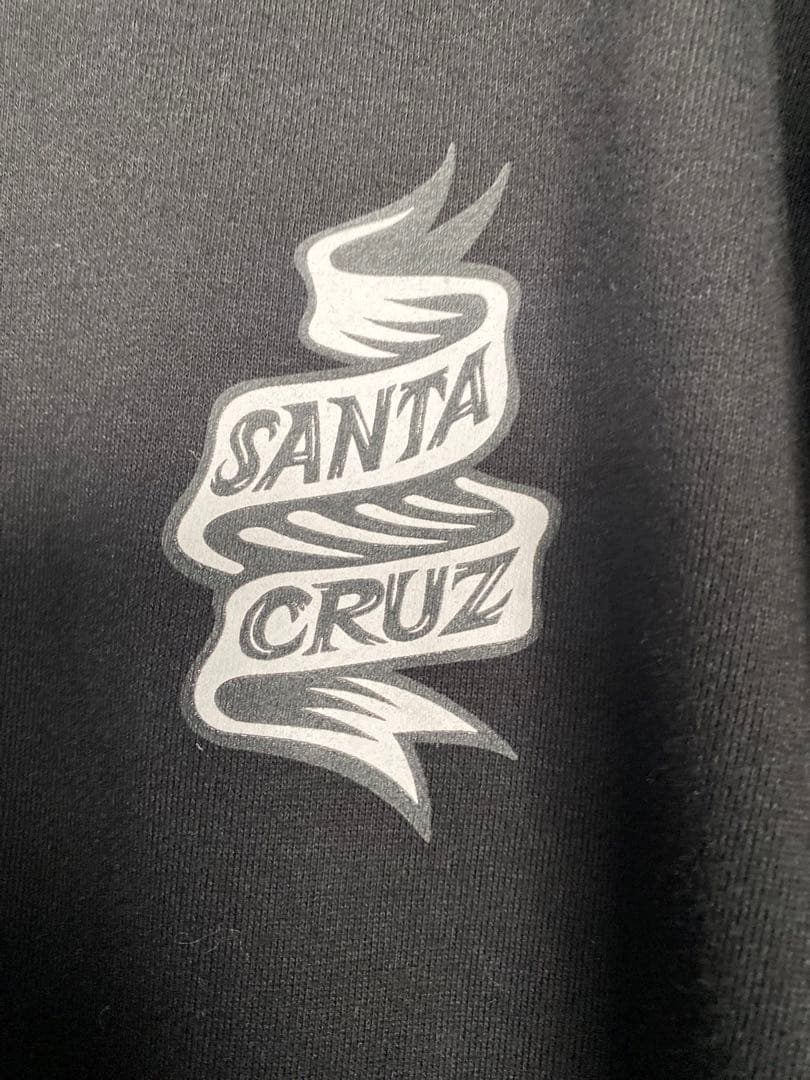 激レア SANTACRUZ スクリーミングハンド スウェット サイズL ブラック