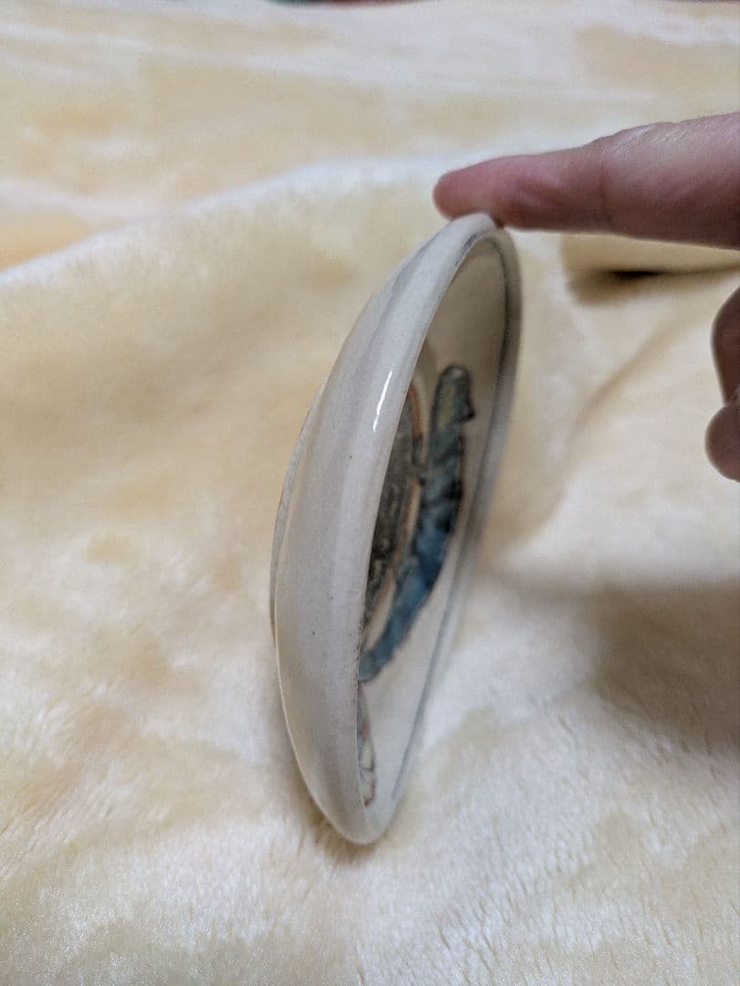 逃猫舎 栗原あり カメレオン カマキリ皿 未使用品 希少