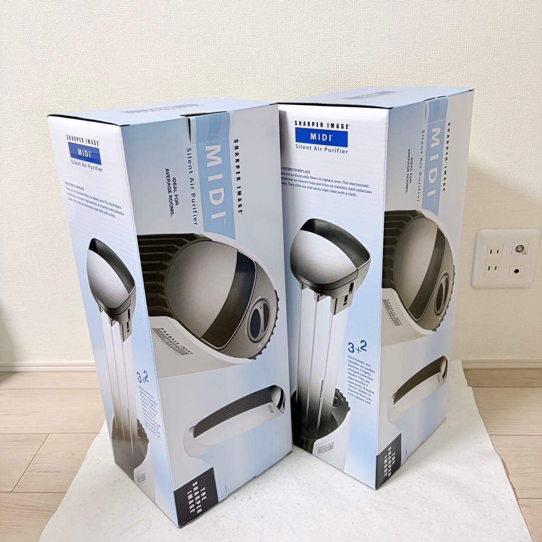 新品 2台セット IU853 赤 IonicBreeze MIDI 空気清浄機