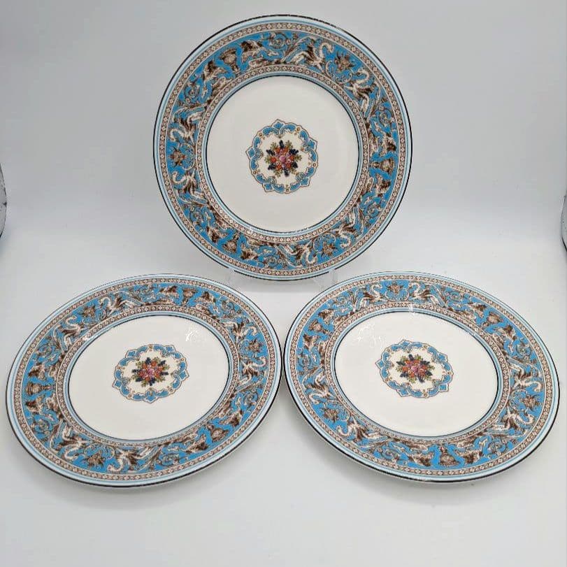 ウェッジウッド　フロレンティーン・ターコイズ　17cmプレート　３枚