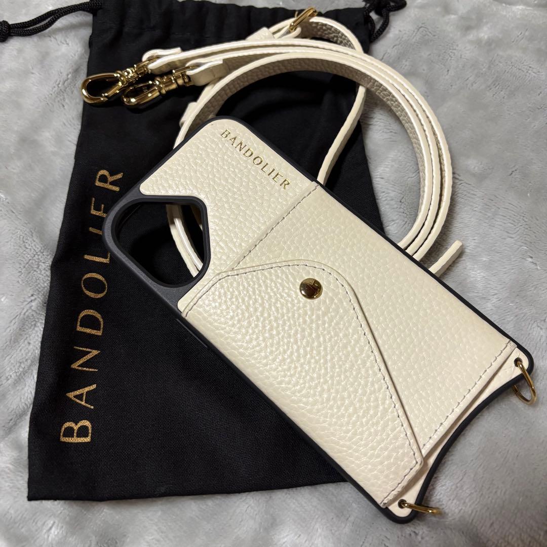 BANDOLIER❤️iPhone16用ケース ホワイト 白 14DON