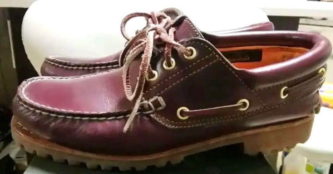 靴 Timberland 3EYELET CLASSIC LUG \"BURGUNDY