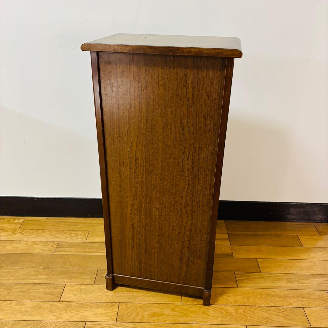 カリモク コロニアル 電話台 小引き出し4段　飾り台　花台　ヴィンテージ