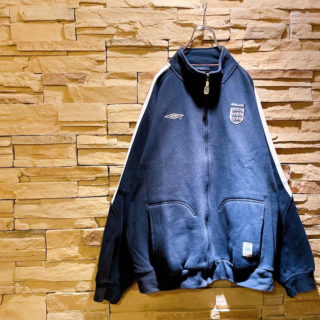 【希少】y2k/在原みゆ紀/UMBRO/イングランド代表/フルジップスウェットL