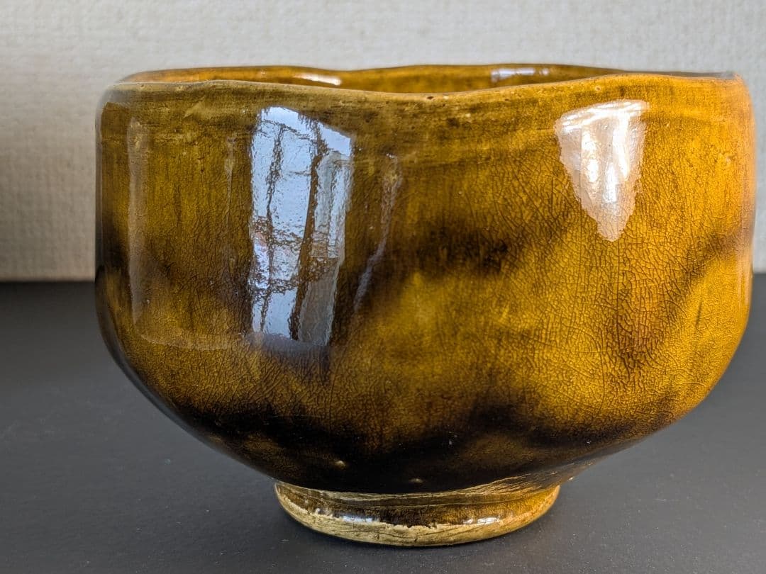 大樋焼　十代大樋長左衛門若作　大樋年朗　大樋茶碗　共箱　栞付き　金沢