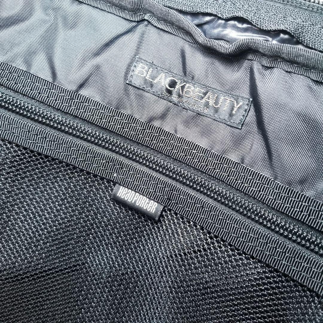 美品　ヘッドポーター　2way ブリーフケース　ブラックビューティー　2層式