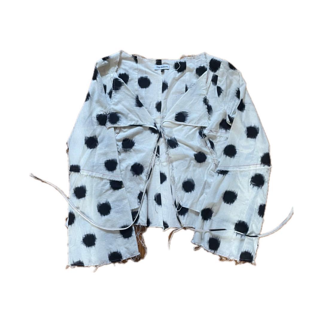 トップス thisuniform Ikat Cloth Butterfly Shirt