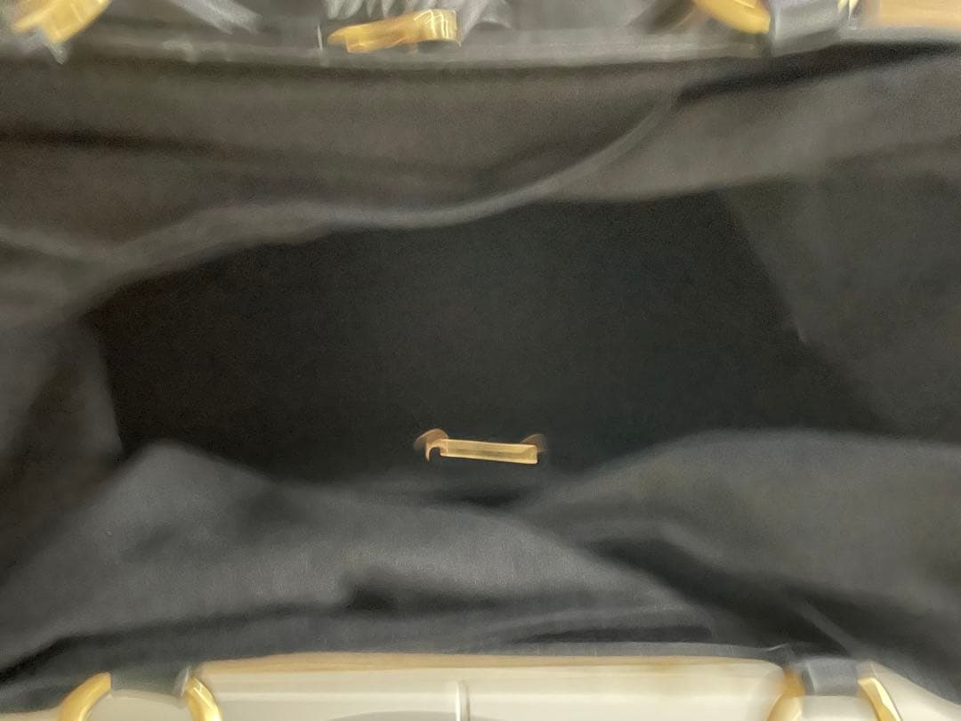 最終値下げ☆LOANA ストローとレザーの大人のかごバッグ