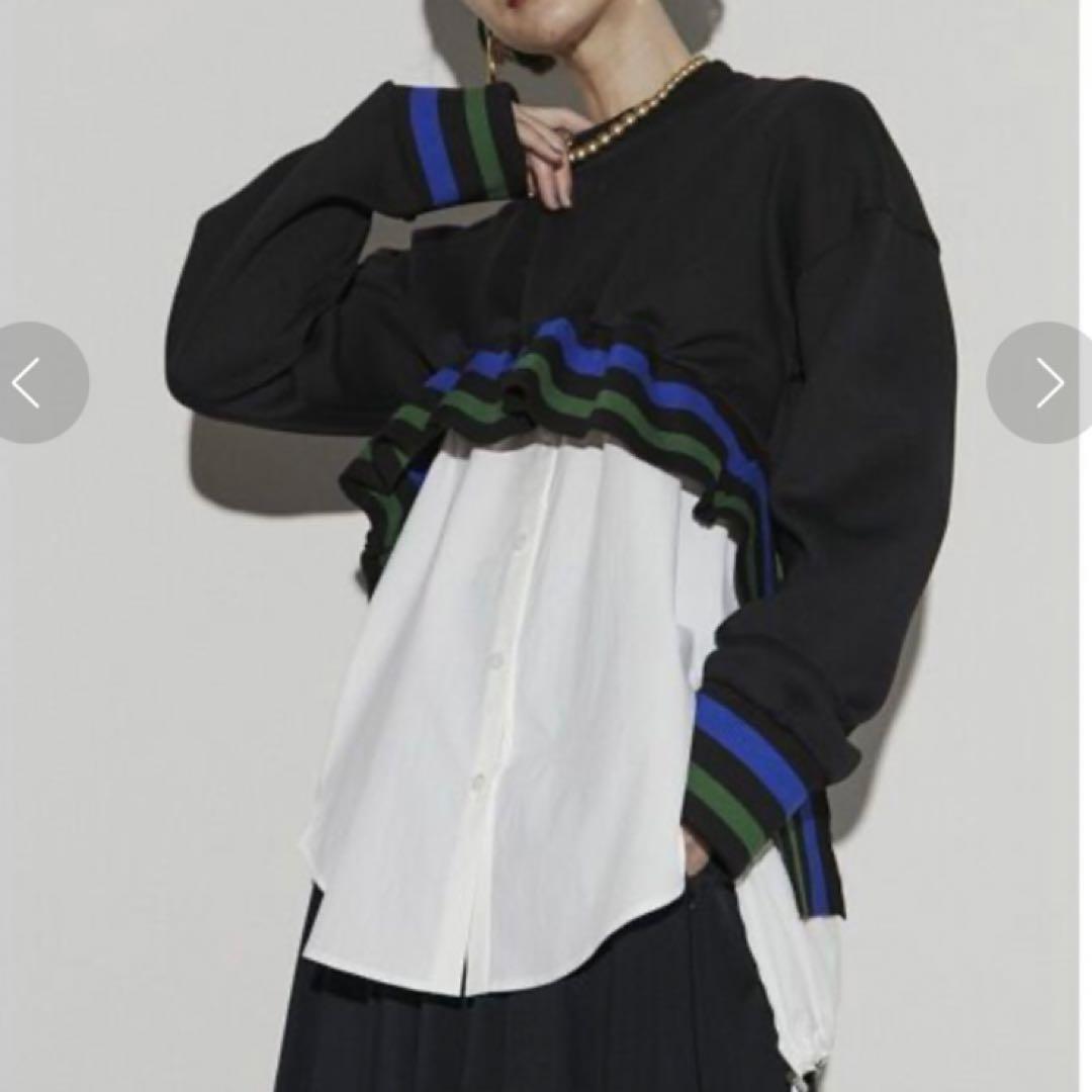 新品・未使用【UN3D.】アンスリード リブコンビ　ショート　トップス