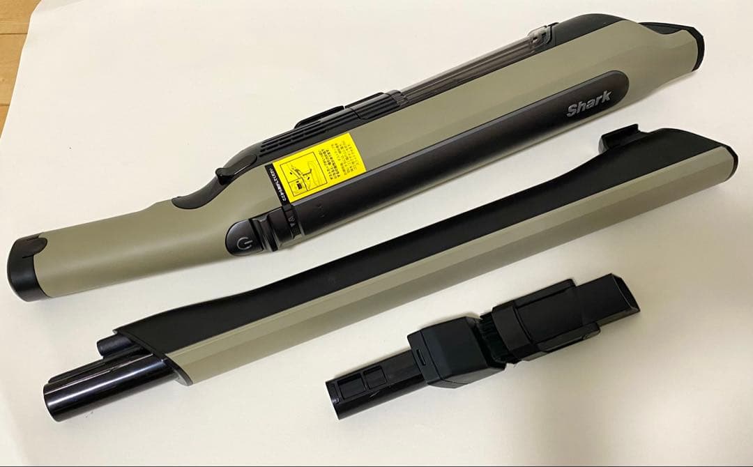 Shark シャーク スティッククリーナー本体（グレー）充電器・ノズル付き