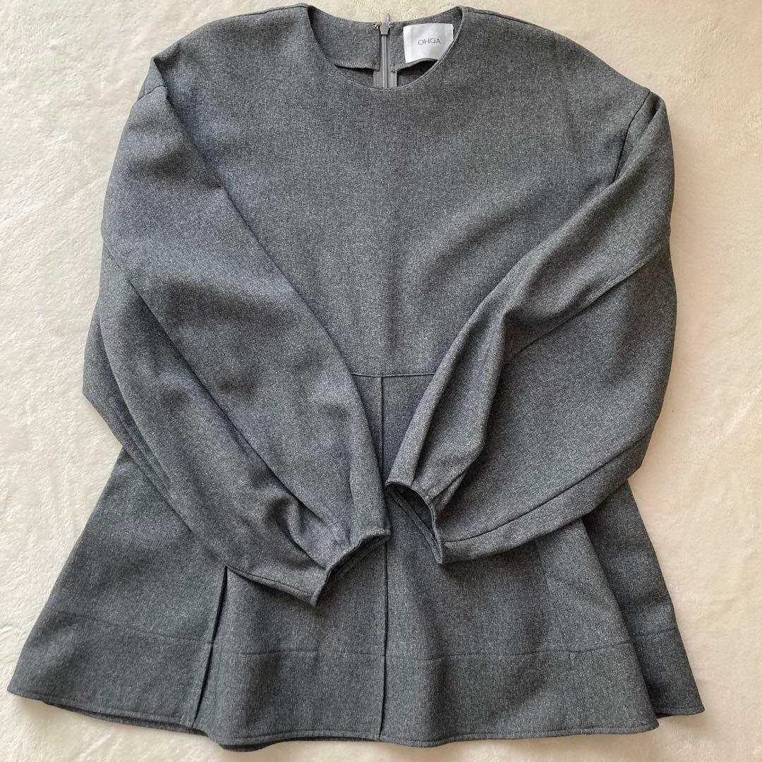 OHGA ぺプラム　ブラウス