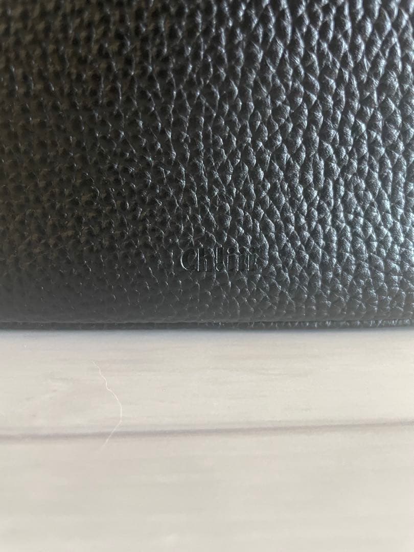 ch!iiibag チーバッグ　ブラック　レザー バニティ