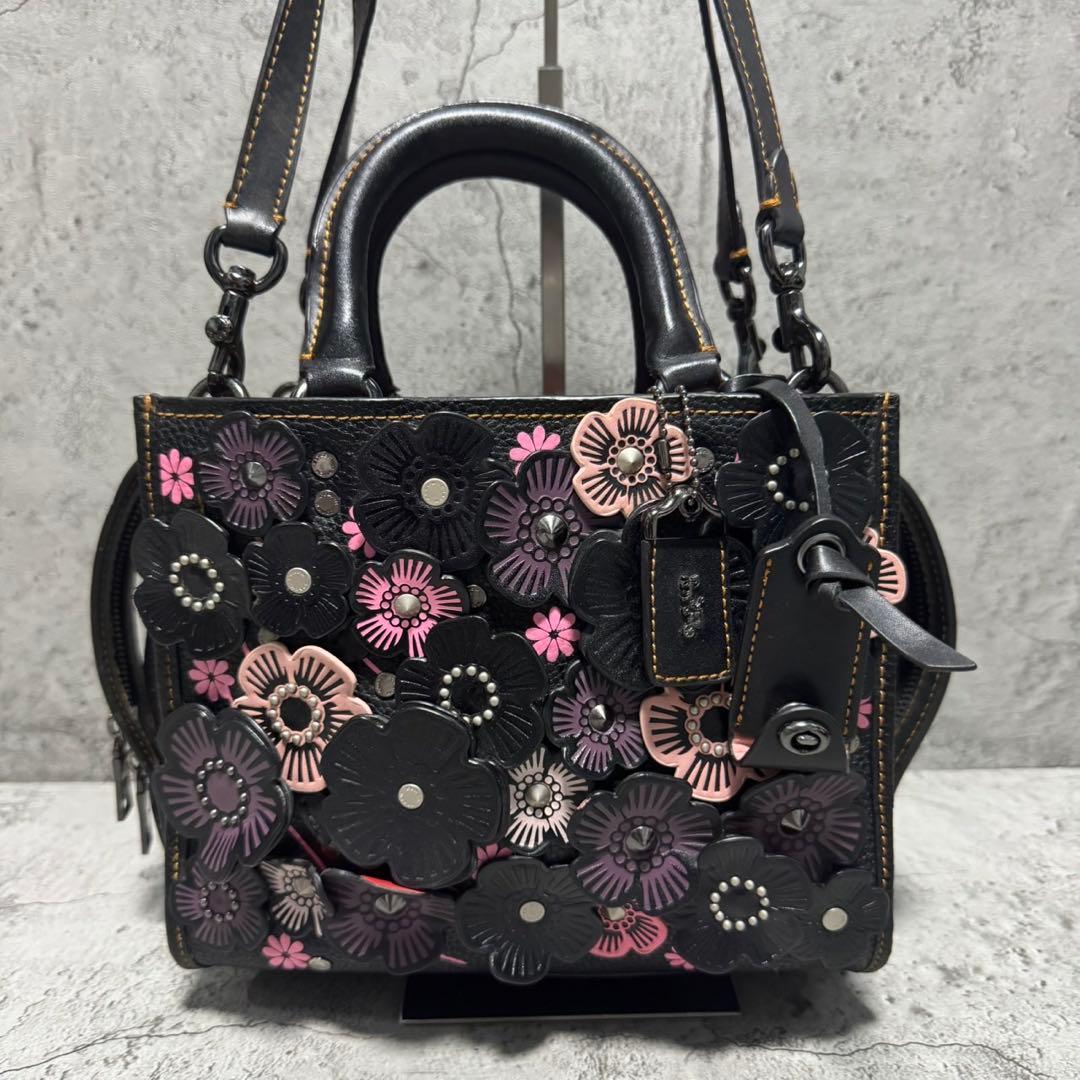 バッグ COACH Rogue 25 Tea Rose 2way Shoulde Bag