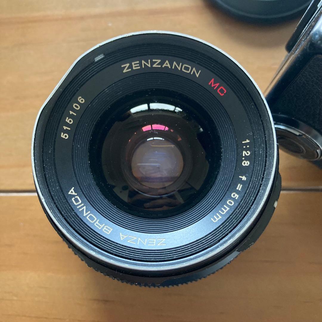 ZENZA BRONICA ETRS 50、75mm 中判フィルムカメラ 難あり