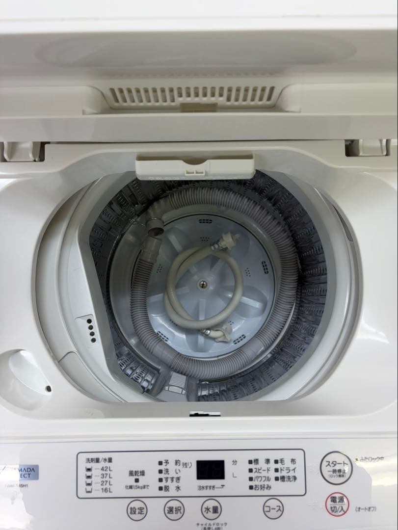 #64 YAMADA 2022年 4.5kg YWM-T45H1 縦型洗濯機