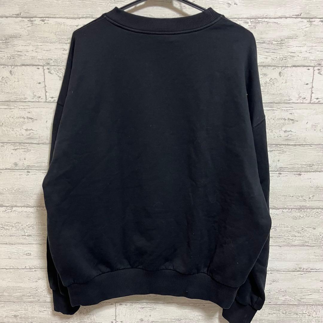 限定モデル　ドルチェ&ガッパーナ　エンボス加工ロゴ　スウェット　XL相当　黒