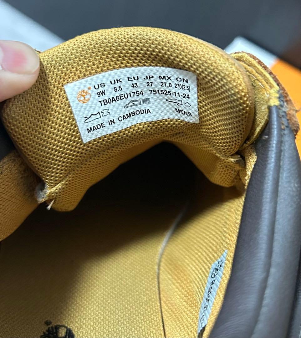 靴 Timberland BASIC SINGLE MOC TOE OX WP