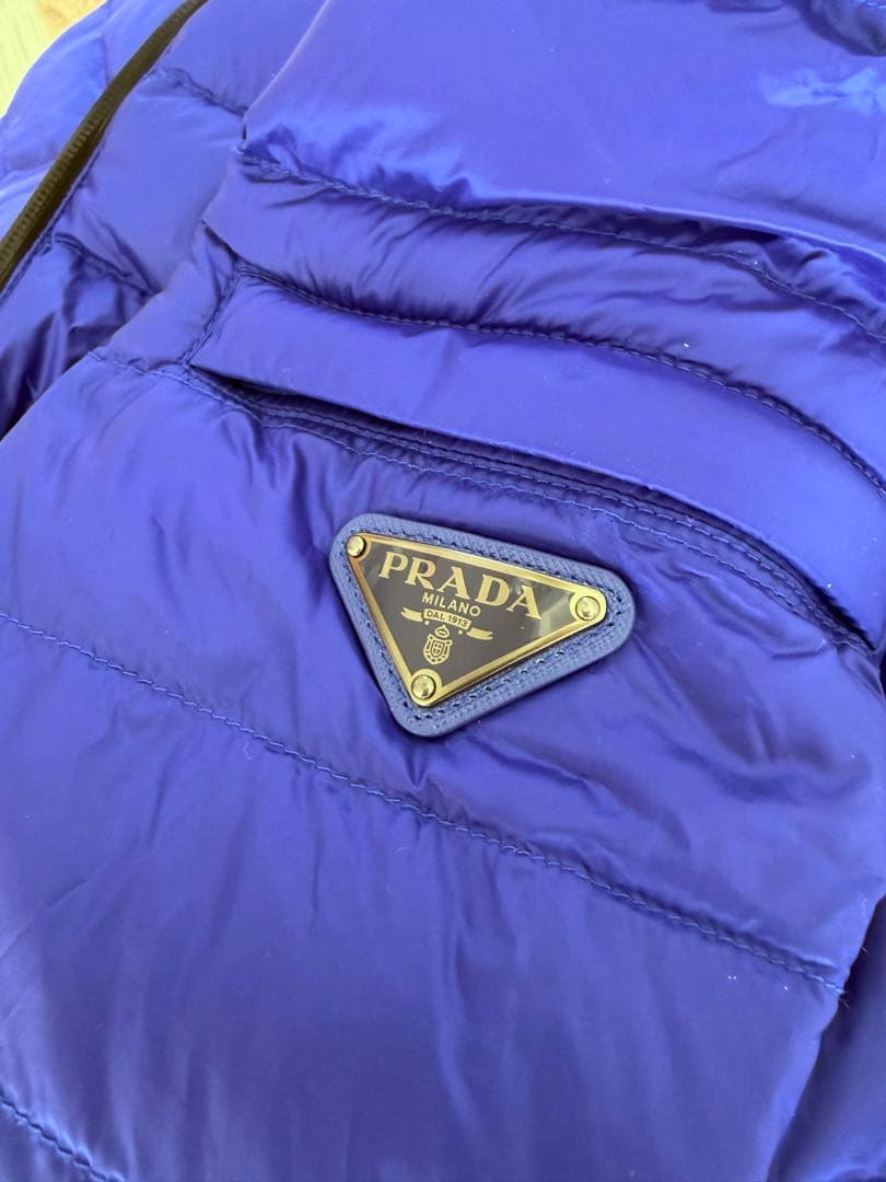 PRADA ダウンジャケット サイズ52 青