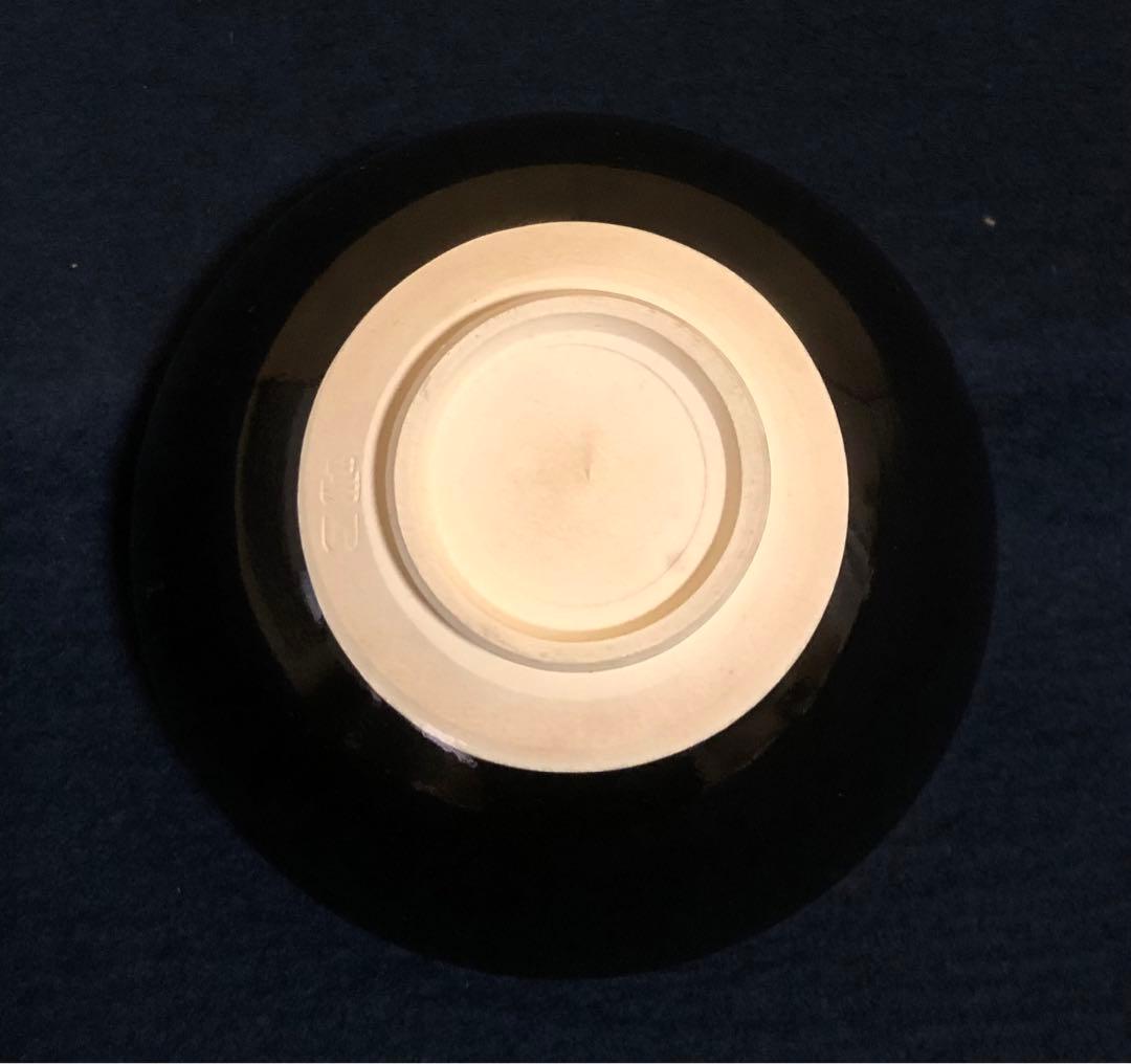 《R》茶道具 黒仁清七宝 数茶碗10客揃 昌山造 共箱 260209け1