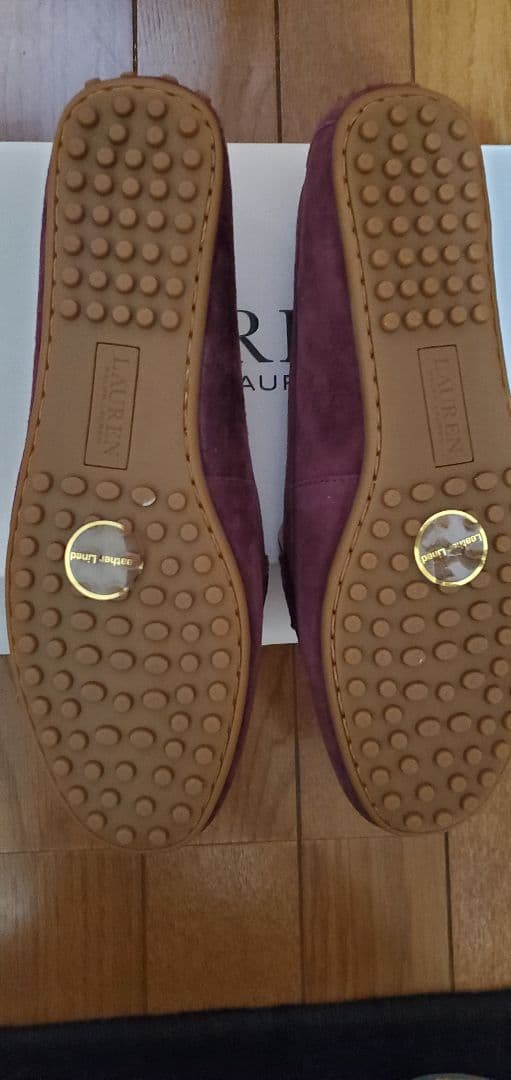 Ralph Lauren バーガンディ ローファー38.5
