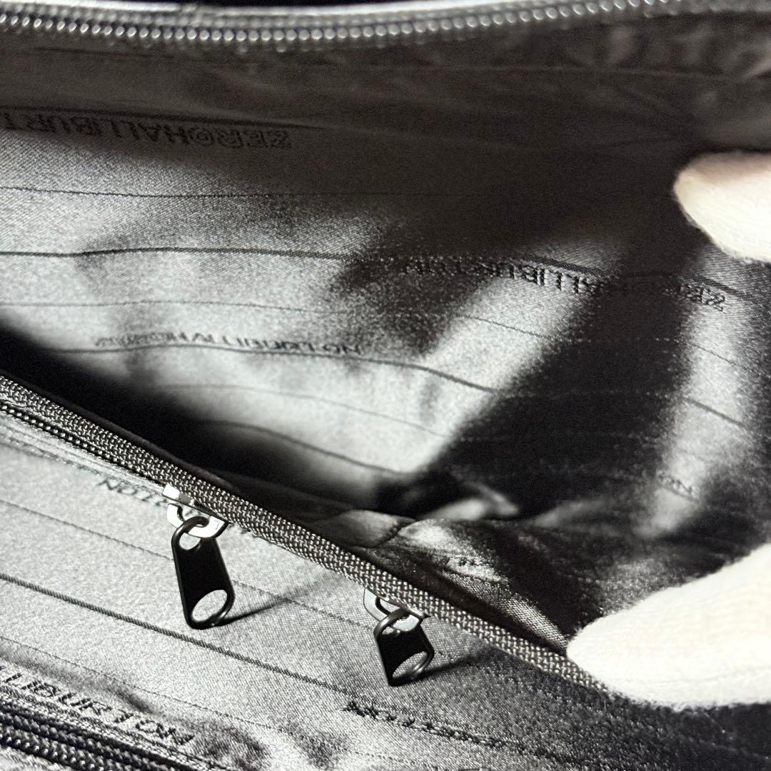 未使用✨ゼロハリバートン　レザー　ビジネスバッグ　ブラック　大容量　2way