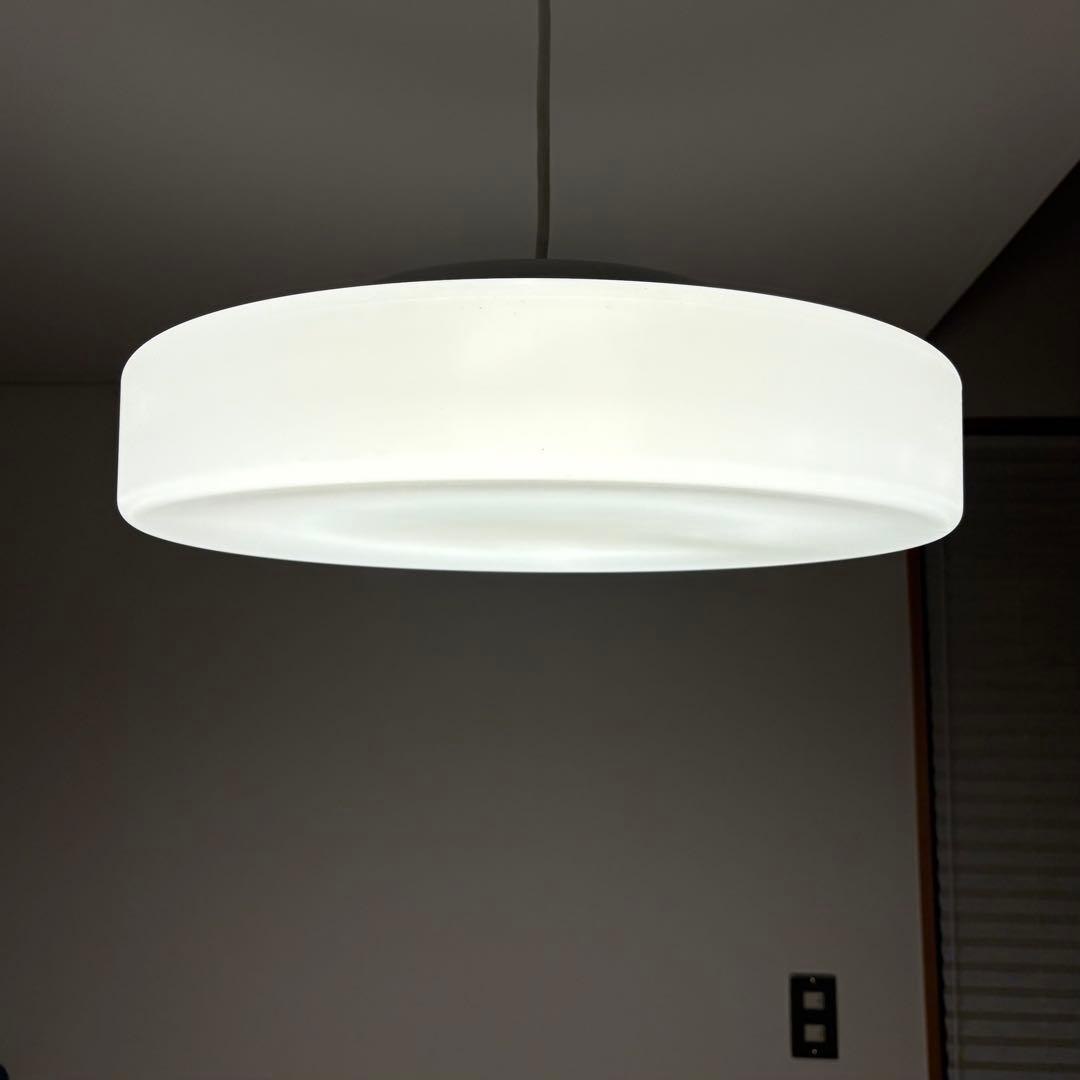 廃盤 無印 アクリルペンダントライト リモコン付 φ48cm