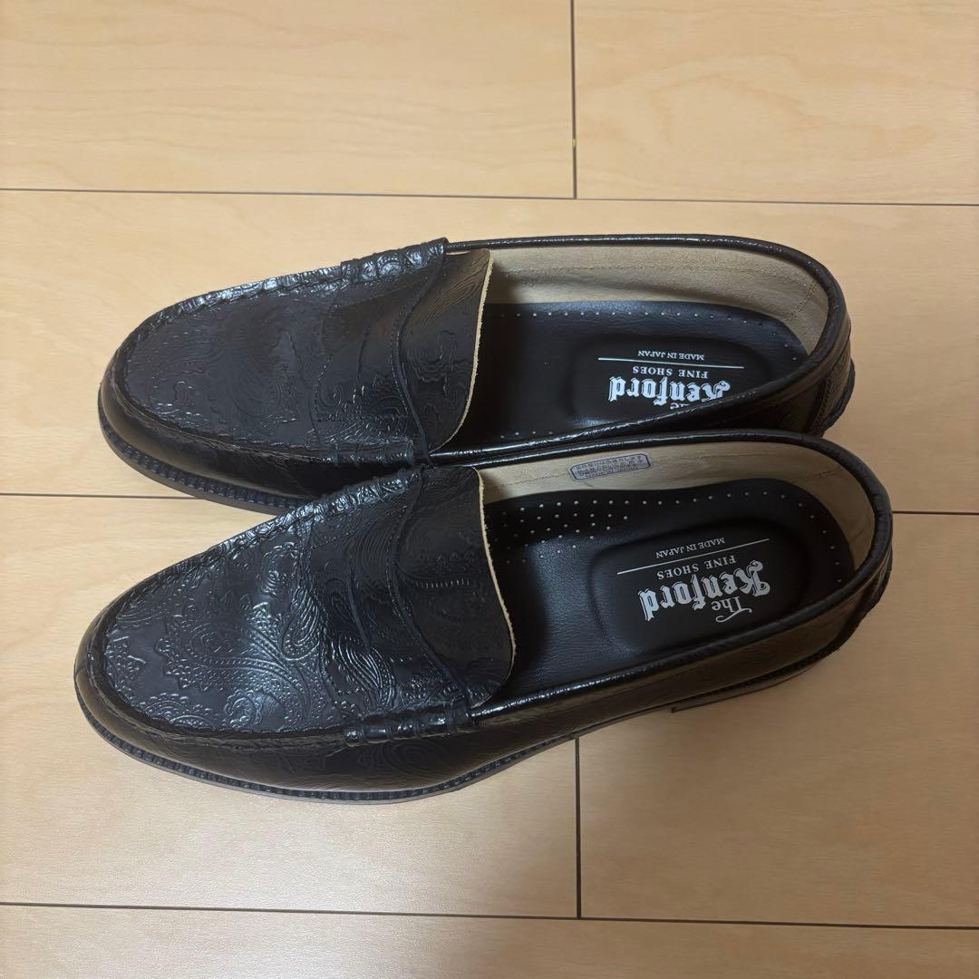 kenford ペイズリー ローファー　全面ペイズリー　25.5